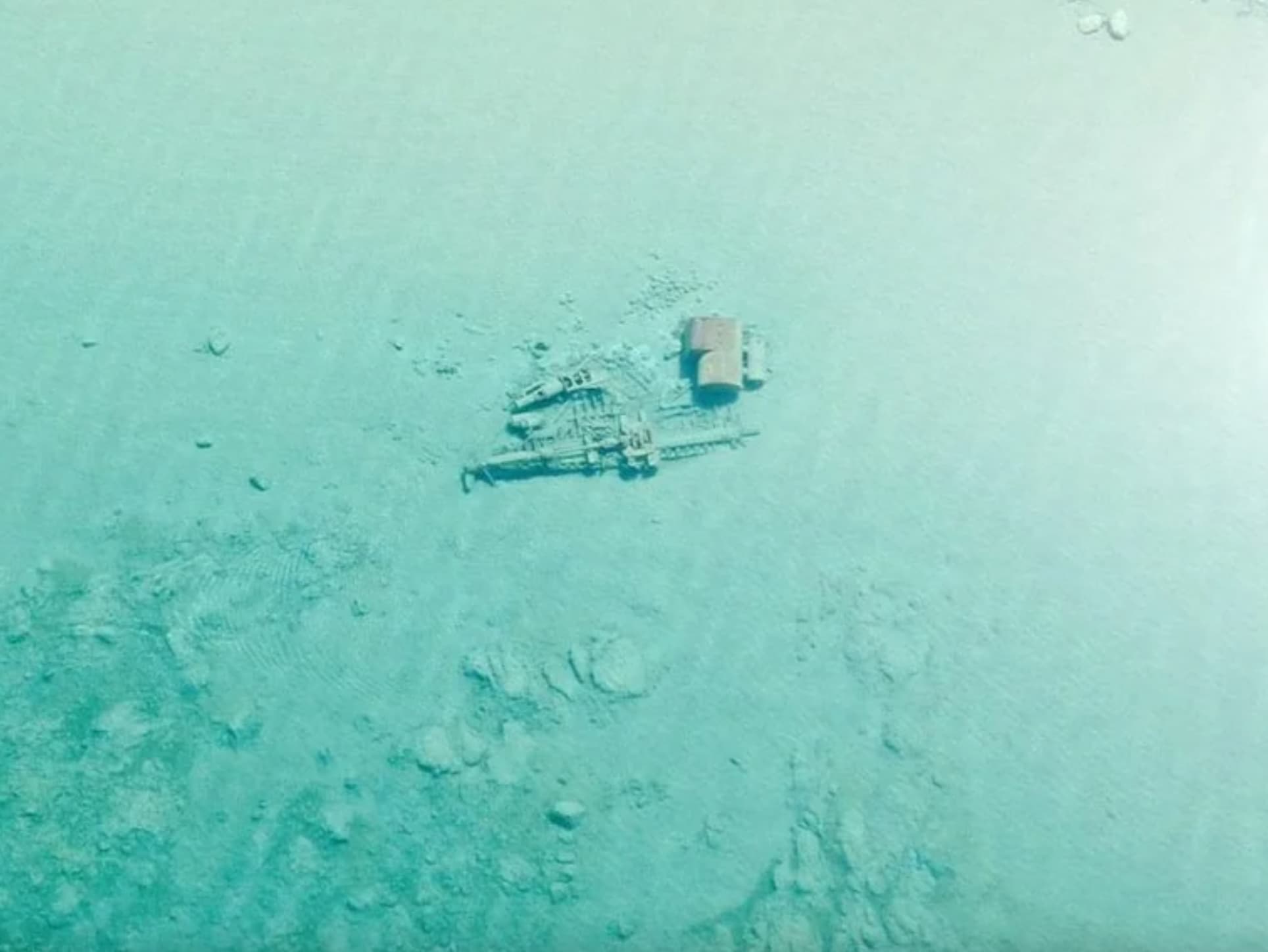 “Lake Michigan is so clear after winter that you can see shipwrecks from the sky.”